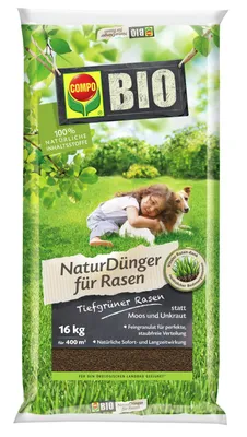 Produktbild von COMPO NaturDünger für Rasen 16 kg für 400 m²