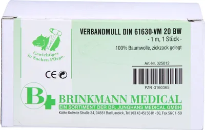 Produktbild von VERBANDMULL BRI ZICK 10X1, 1 St VER