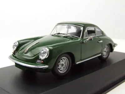 Produktbild von Porsche 356 C Carrera 2 1963 dunkelgrün Modellauto 1:43 Maxichamps