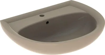 Produktbild von Geberit Waschtisch RENOVA mit Hahnloch, mit Überlauf 650 x 510 mm bahamabeige