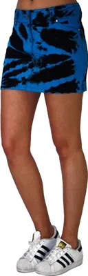 Produktbild von Bleach Damen Rock mit Stretch-Anteil, hoher Bund, aus Baumwolle, Türkis