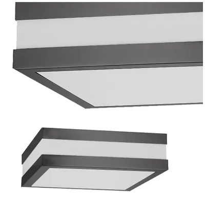 Productafbeelding van Rabalux 8685 Buitenwandlamp Stuttgart, E27, antraciet-wit, 28,5x28,5 cm