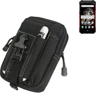 Produktbild von K-S-Trade Gürtel Tasche kompatibel mit Ulefone Armor X5 Gürteltasche Holster Schutz Hülle Handy Hülle Smartphone outdoor Handy-Hülle schwarz
