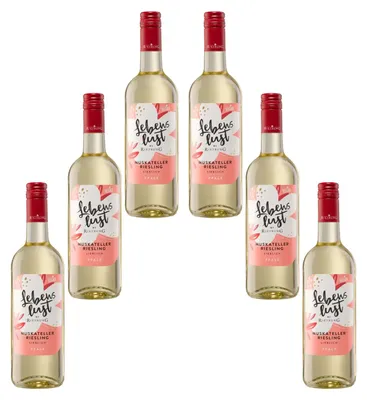 Produktbild von Rietburg Lebenslust Muskateller Riesling fruchtig 750ml 6er Pack