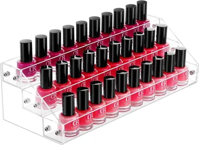Produktbild von Nagellack Organizer Nagelllack Ständer Nagellack Display Nagellack Regal Acryl Nagellack Aufbewahrung (3 Schichten)