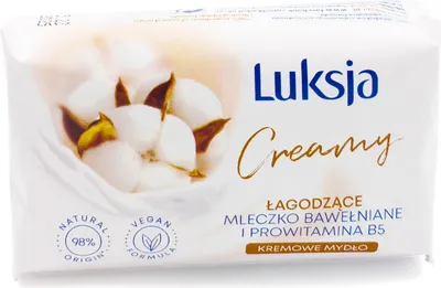 Imagen del producto de Luxja, jabón suave, algodón/provitamina B5, 100 g