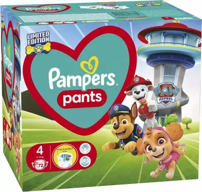 Image de Pampers – Couches-culottes – Paw Patrol Taille 4 – 72 couches - 1 pièce