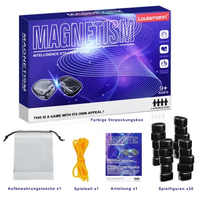 Zdjęcie produktu dla Magnetyczna gra w szachy, szachy bitewne z magnesem, podróżne szachy magnetyczne, gra magnetyczna na stole, gra planszowa w szachy z efektem magnetycznym, dla rodziny