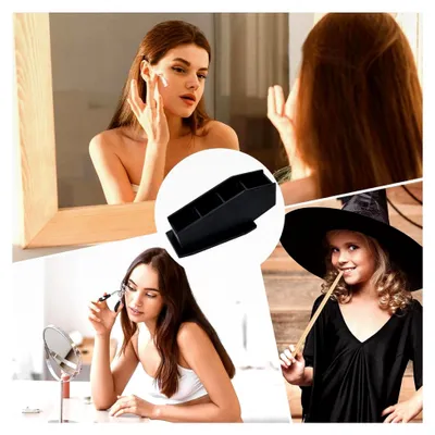 Produktbild von Make-up-Pinsel-Organizer, Pinselhalter, Kosmetikaufbewahrung für Schminktisch und Halloween