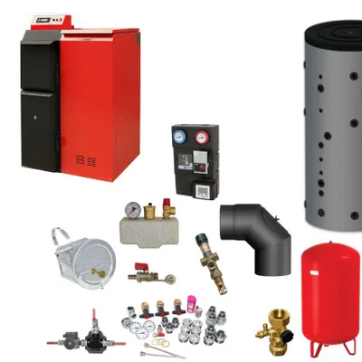 Produktbild von ThermoFlux Pelletkessel | Pelling 50 ECO | 47 kW | 185kg | Komplettset 3