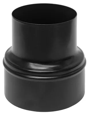 Produktbild von Raik Pelletrohr / Ofenrohr Erweiterung 100mm -130mm schwarz