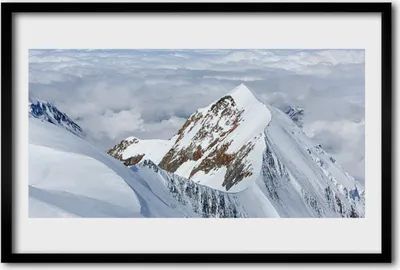 Produktbild von Bild 60x40 MDF-Rahmen Wandkunst Berglandschaft