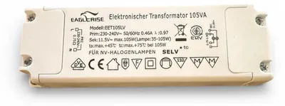 Produktbild von Sompex Eaglerise EET105LV – Elektronischer NV-Halogentrafo 35–105 Watt