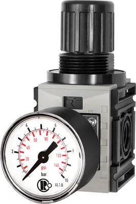 Produktbild von Riegler Druckregler, d. DV »FUTURA-mini«, Standardmanometer, G 1/4, 0,5-8 bar