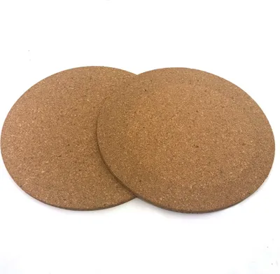 Produktbild von Topfuntersetzer aus Kork rund 18cm  - 2er Set