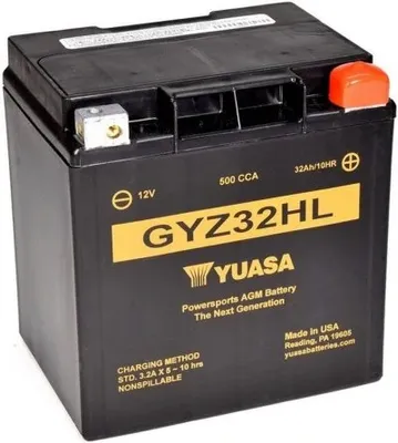 Produktbild von YUASA High Performance MF Starterbatterie 12V 34Ah 500A/EN Motorrad Batterie
