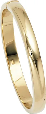 Produktbild von JOBO Armreif oval 925 Sterling Silber vergoldet Kastenschloss