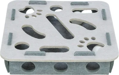 Produktbild von Katzenspielzeug Trixie Hole'n'Roll Box 30 x 30 x 7,5 cm Grau