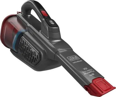 Productafbeelding van 12V draadloze handstofzuiger met cyclonische werking, titaniumrood
