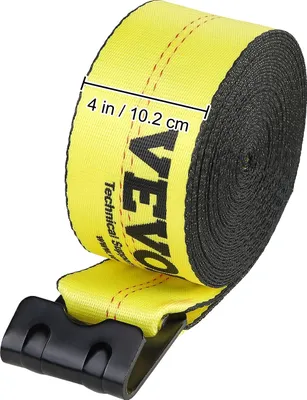 Immagine prodotto di Cinghie per verricello, capacità di carico di 6000 libbre, design a gancio piatto, giallo 40ft