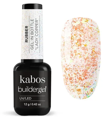 Produktbild von Kabos Builder Gel Rubber in Flasche Aufbaugel für Gelnägel 12g | Lady Copper