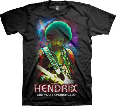Produktbild von Jimi Hendrix - "Are You Experienced" T-Shirt für Herren/Damen Uni RO5715 (S) (Schwarz)