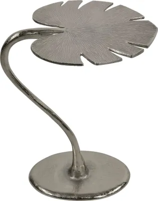 Zdjęcie produktu dla Stolik boczny Ziza - aluminium - 48 cm - wykończenie nikiel