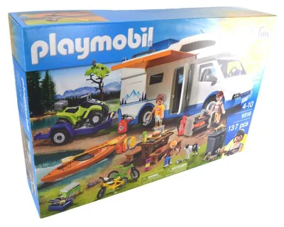 Immagine prodotto di PLAYMOBIL 9318 Famiglia Caravan