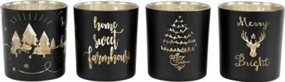Produktbild von Tischlichter Merry & Bright 4 Stück