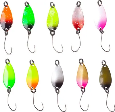 Produktbild von Iron Trout Gentle Spoon 1,3g - Blinker, Sänger Farbe:Green Black / Black