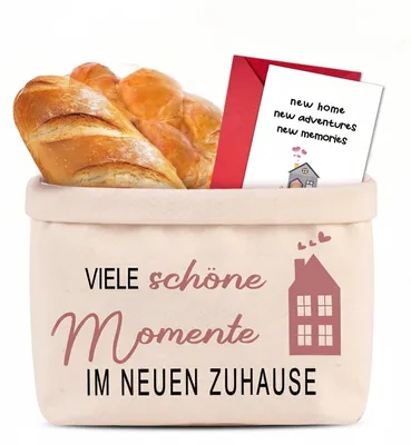 Stoff-Brotkorb, 1 Stück, 10x10x1 cm