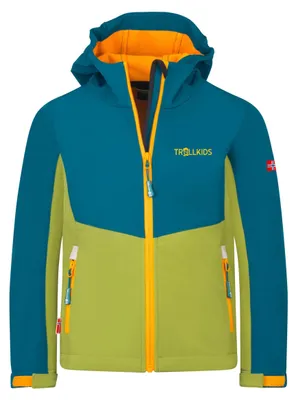 Produktbild von Trollkids Kristiansand Softshell Kinder Mehrfarbig Jacke Outdoor Alltag (320-360)