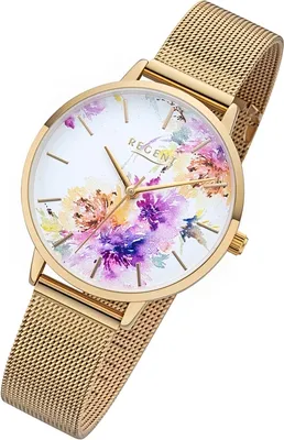 Produktbild von Regent Damenarmbanduhr BA-499 Ladyline Quarzwerk
