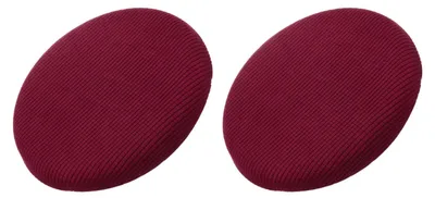 2 runde Barhussen, weinrot, Ø 30-35 cm, elastisch
