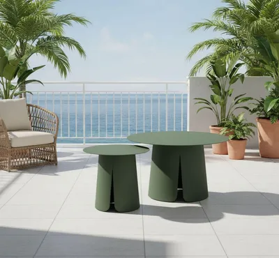 Produktbild von Lesli Living Beistelltisch 2er Set Oslo Green