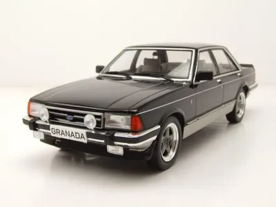 Produktbild von MCG 18536 Ford Granada MK II 2.8 Injection 1982 schwarz grau 1:18