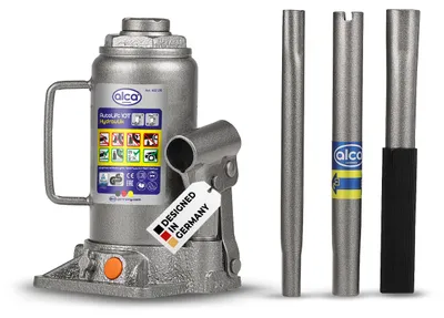 Produktbild von alca® Hydraulischer Unterstellheber 10t I Doppelkolben, GS & , Hubhöhe 205–390 mm, Öl nachfüllbar, Wagenheber - ideal für SUV, Transporter & Wohnmobile