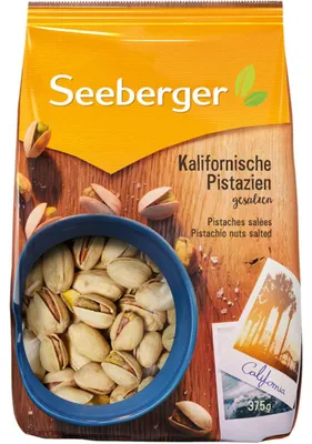 Produktbild von Seeberger Kalifornische Pistazien gesalzen 375g