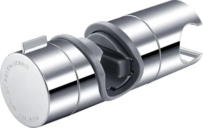 Produktbild von Joyoldelf Universal Handbrause Halterung, verstellbar Duschhalterung, 360° drehbar Brausehalter für Slide Bar 19-25 mm Außen Durchmesser, ABS Grade Kunststoff, Verchromt