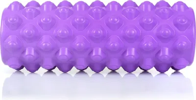 Obrázok produktu pre MAJESTIC SPORT Masážny valec s výstupkami Všeobecný tréning Gymnastika Korekcia držania tela Rehabilitácia Relaxačná masáž 33x14 cm Fialová
