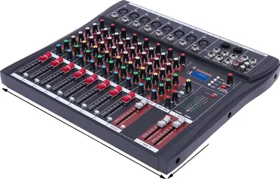 Obrázek produktu pro Audio mixážní pult, 8 kanálů, funkce Bluetooth, černý