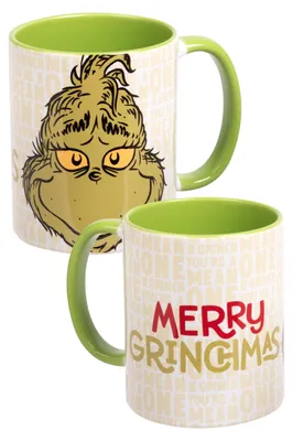 Obrázok produktu pre hrnček - Veselé Grinchmas -vnútorná zelená