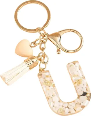 Immagine prodotto di Portachiavi Alfabeto U - Eleganza e Stile Sobrio KP37817