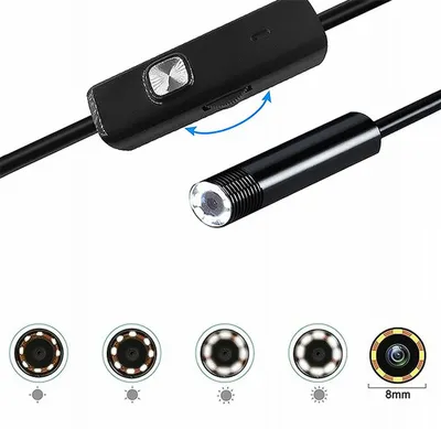 Zdjęcie produktu dla Kamera Endoskopowa 2M Obiektyw 8/7/5,5Mm Usb-C/Micro-Usb Ltc