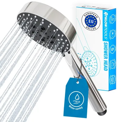Imagen del producto de Cabezal de ducha de alta presión con función antical, cromo