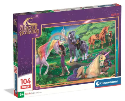 Immagine prodotto di CLEMENTONI CLE puzzle 104 Super UnicornAcademy 25099