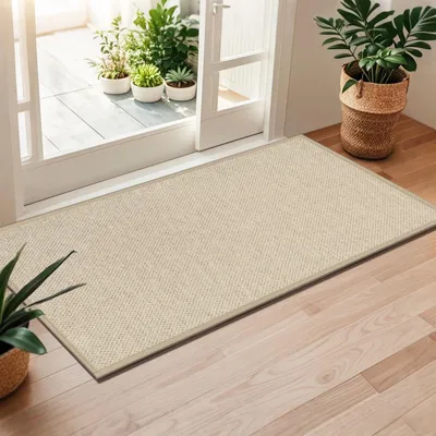 Image de Tapis de sol intérieur de 60 x 120 cm, antidérapant et absorbant