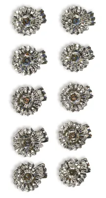 Image de Porte-bougies en métal pour arbre - 10 pièces Ø 15mm | 10002 - argent