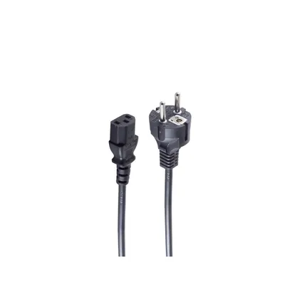 Productafbeelding van Shiverpeaks BASIC-S beschermcontact stroomkabel, recht, 1,8 meter