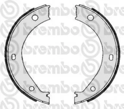 Produktbild von Brembo Bremsbackensatz, Feststellbremse Hinterachse S 06 503